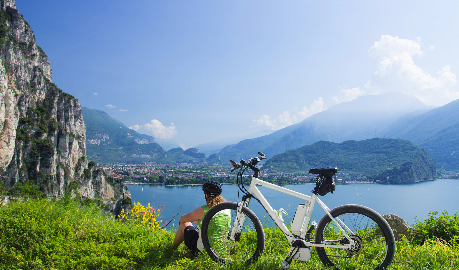 E-Bike am Gardasee, Italien