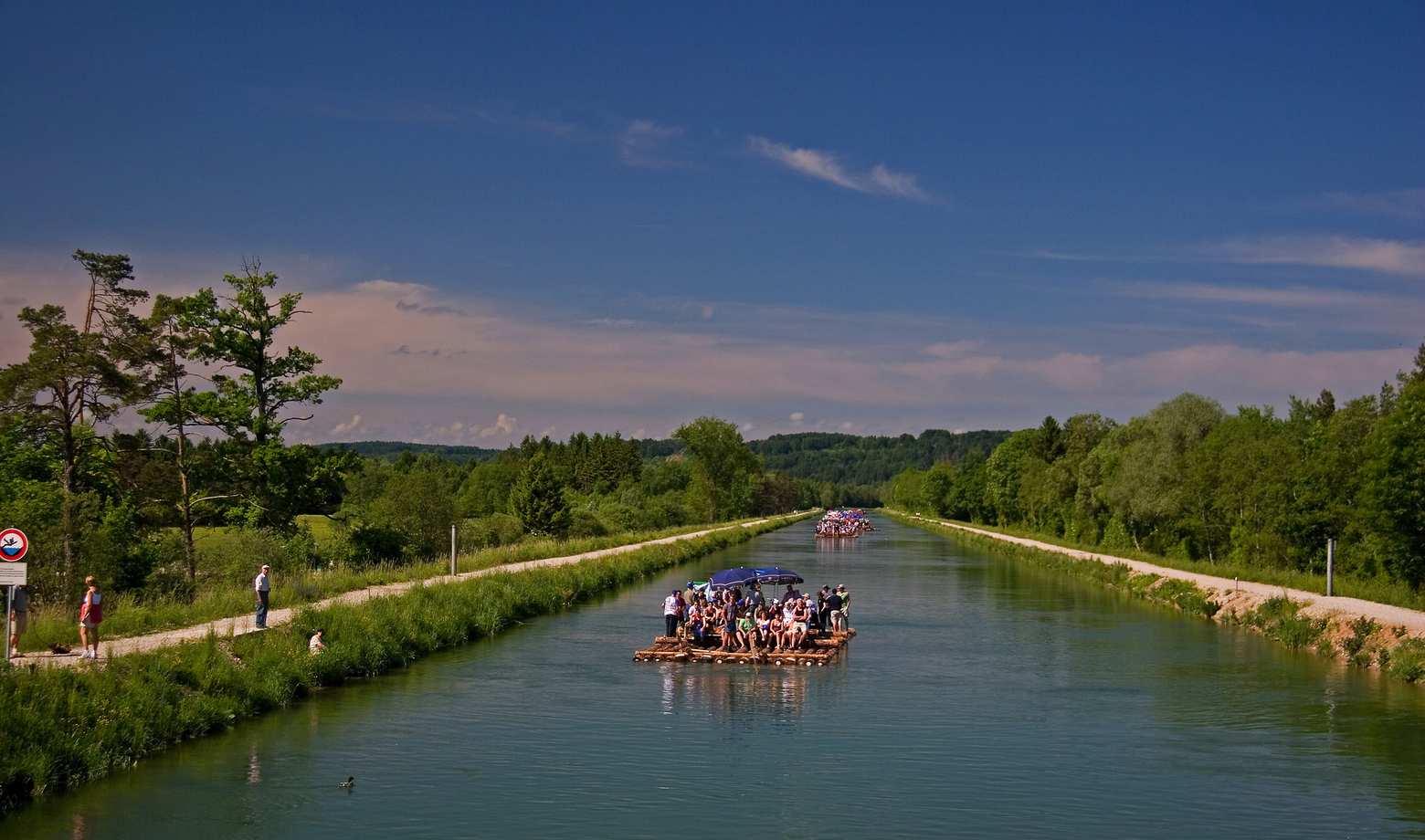 Floßfahrt auf der Isar