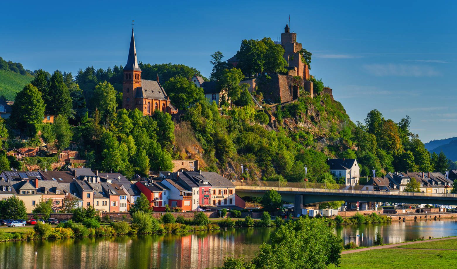 Altstadt von Saarburg in Rheinland-Pfalz, Deutschland